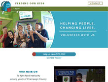 Tablet Screenshot of feedingourkids.org